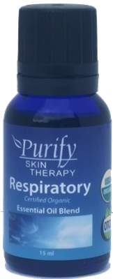 Respiratory, Blend of 100% Pure Premium Grade, Certified Organic Essential Oils, 15 ml