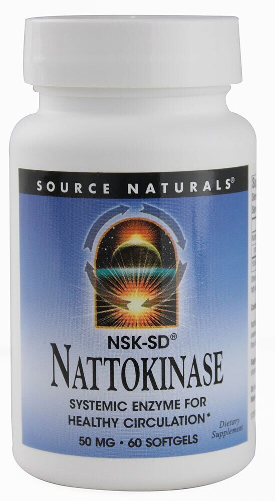 Source Naturals NSK-SD Nattokinase 50mg (60 Softgels)