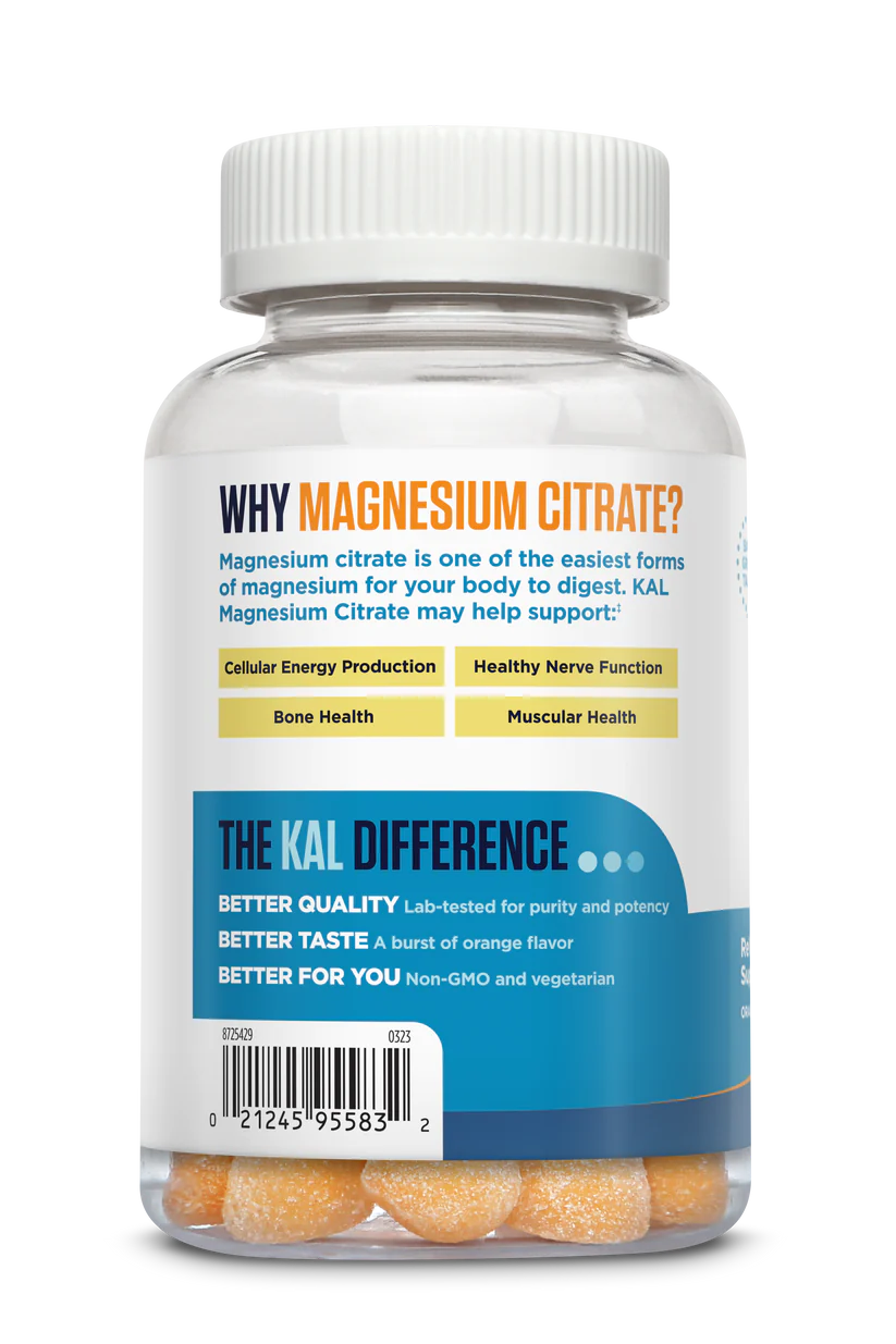 KAL Magnesium Citrate Gummies — Vitality Nutrition