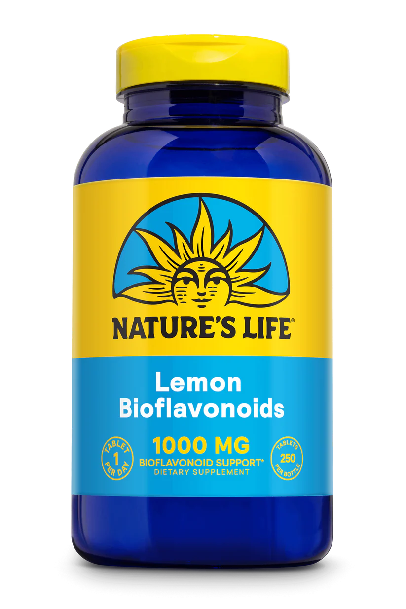 Nature's Life Lemon Bioflavonoids (1000 mg Tri‑Complex) — 100 ct / 250 ct