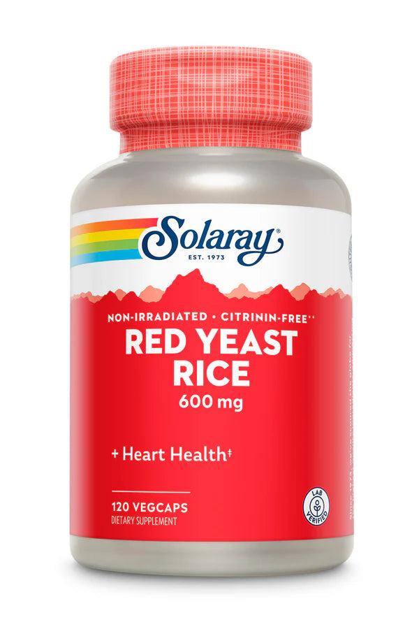 Solaray Red Yeast Rice 600mg (120 Capsules)