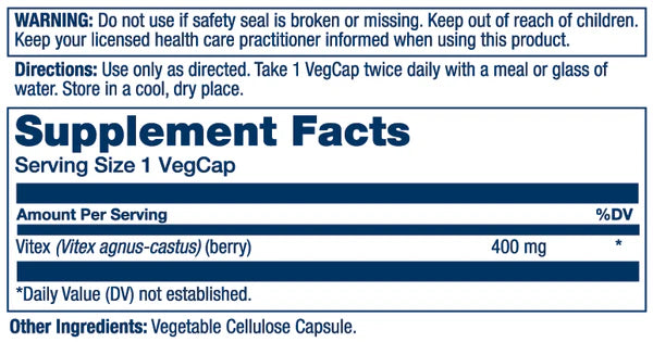 Supplement Facts Panel