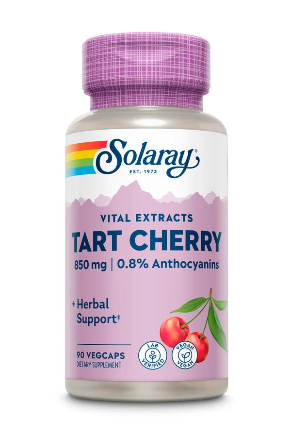Solaray Vital Extracts Tart Cherry – 850 mg, 90 VegCaps