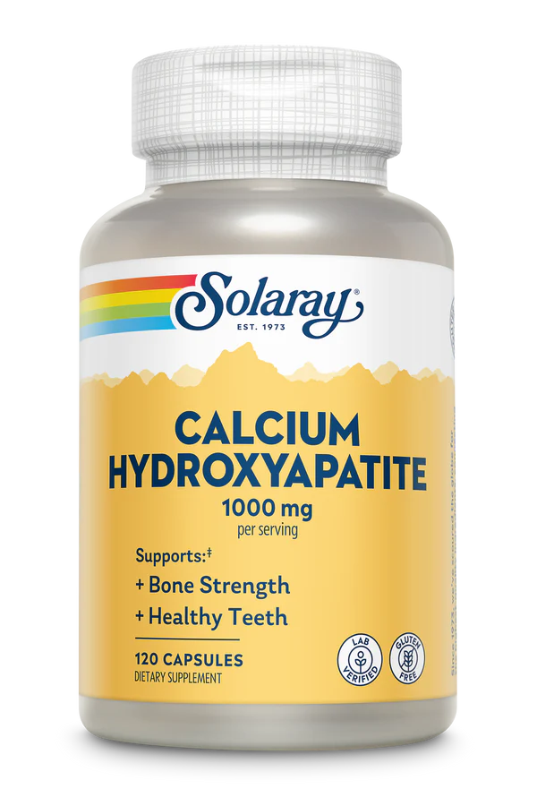 Solaray Calcium Hydroxyapatite 1000mg (120 Capsules/30 Servings)
