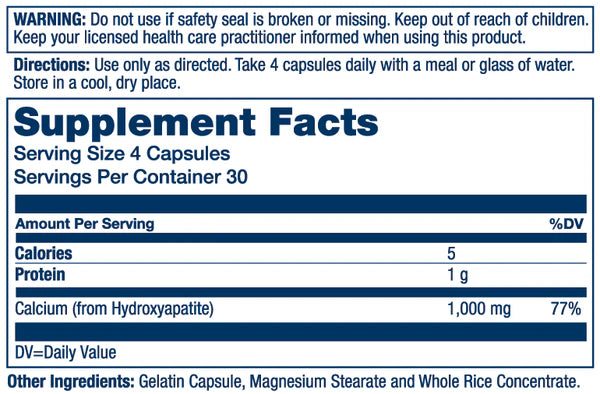 Supplement Facts Panel