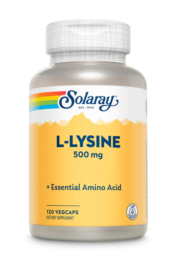 Solaray L-Lysine 500mg (120 VegCaps)