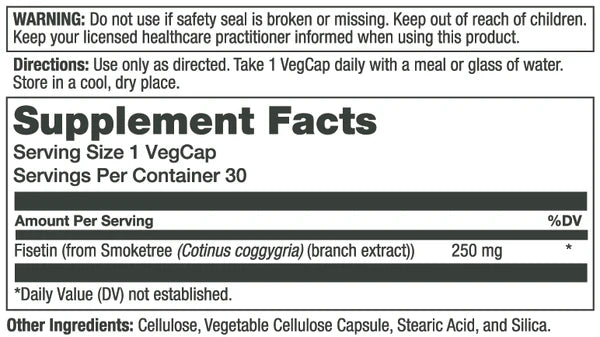 Supplement Facts Panel