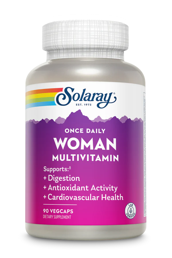 Solaray Once Daily Woman Multivitamin (90 VegCaps)
