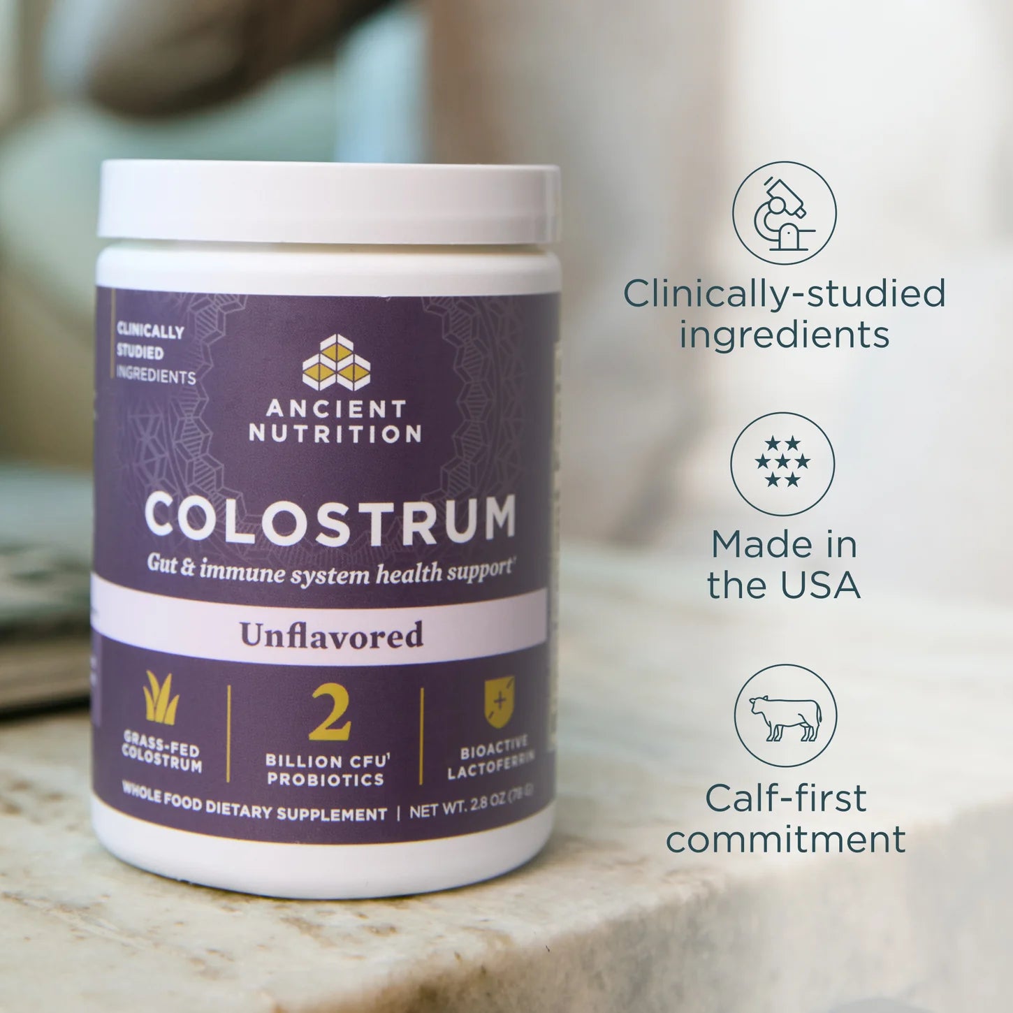 Ancient Nutrition® Colostrum Powder (60 Servings)