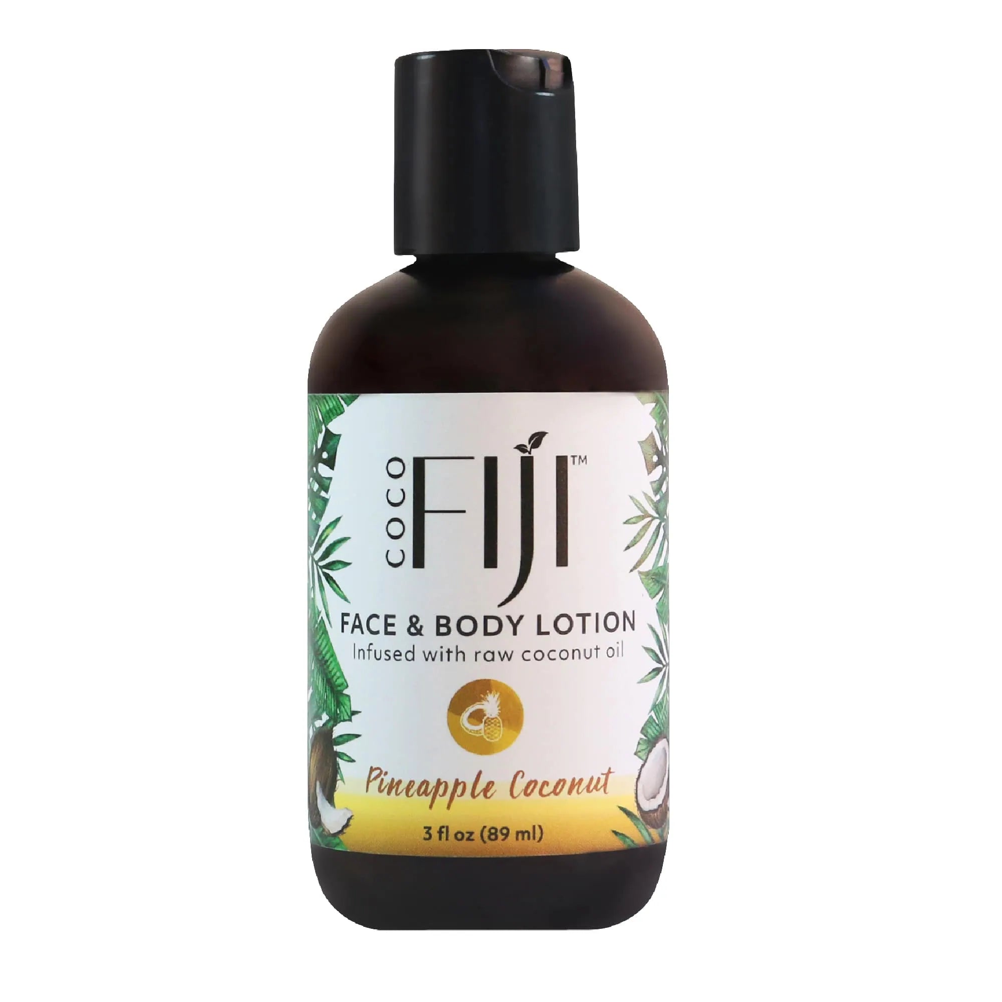 Coconut Oil Infused Lotion For Face and Body (3 oz)