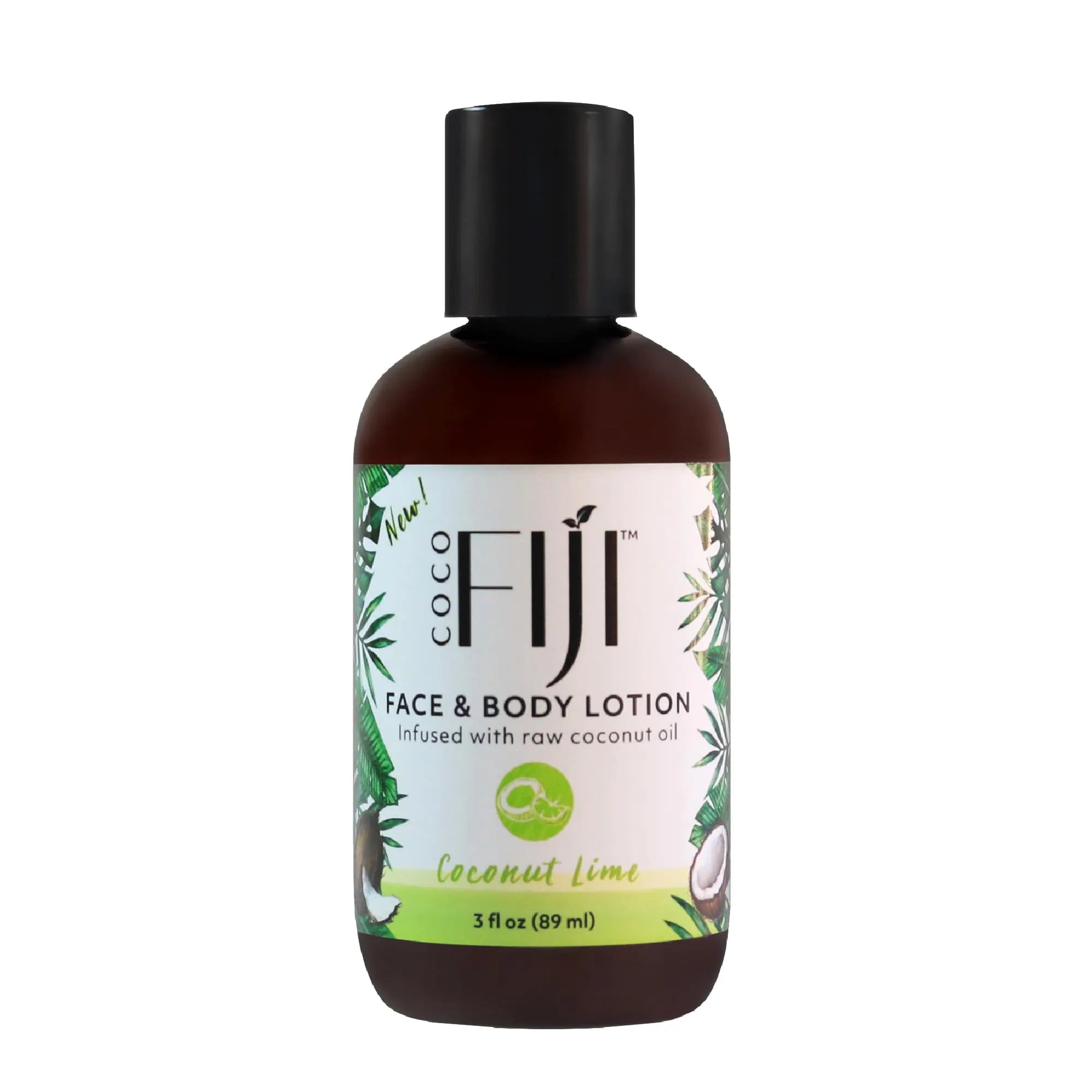 Coconut Oil Infused Lotion For Face and Body (3 oz)