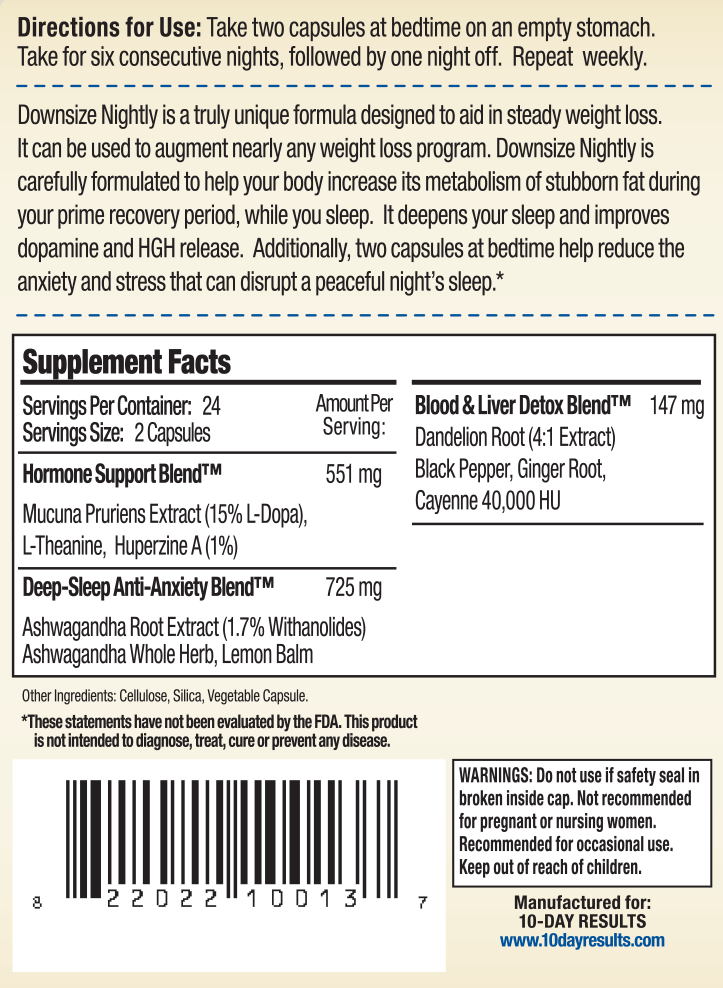 Nightburn - Downsize Nightly