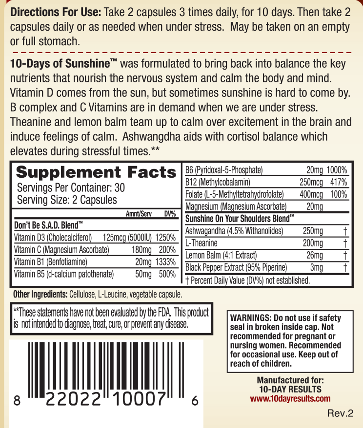 Ten Days of Sunshine