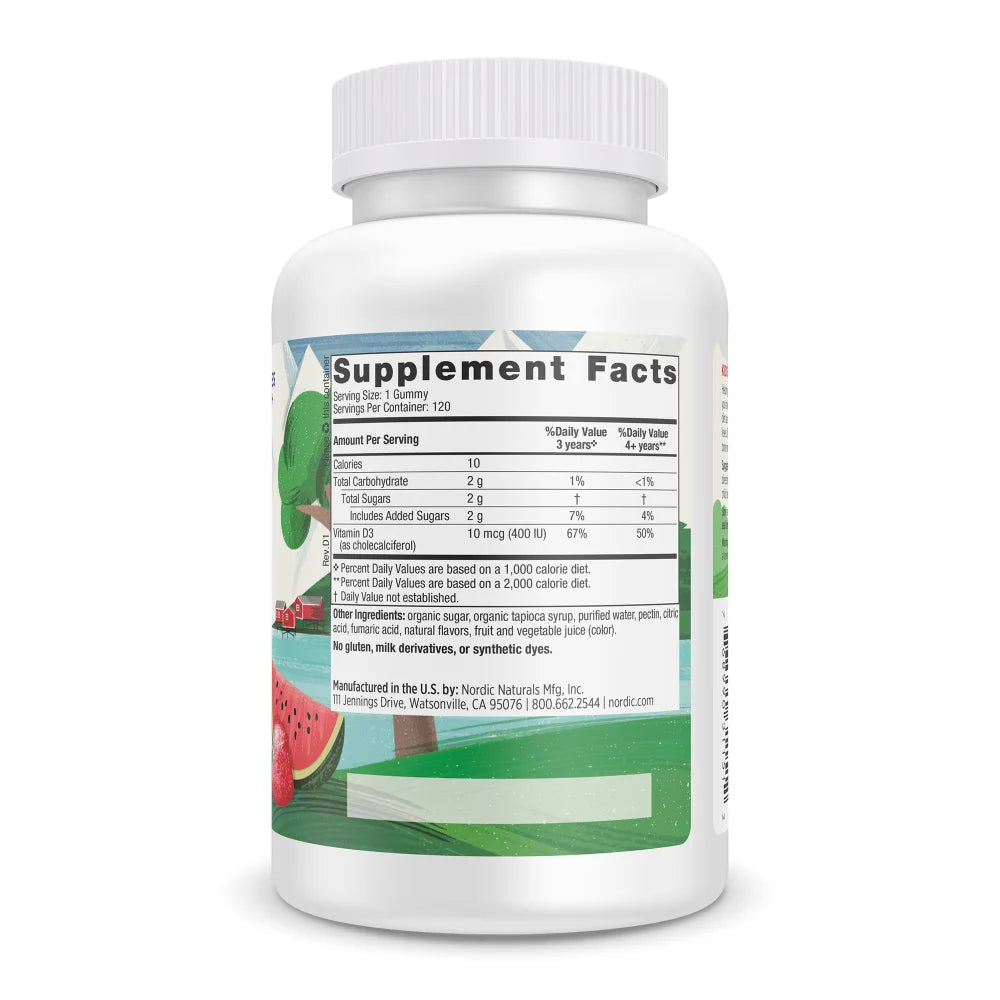 Nordic Naturals Kids Vitamin D3 Gummies