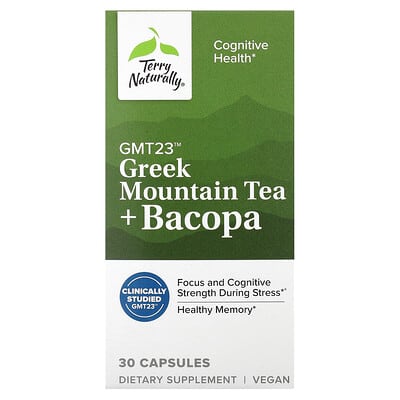 Terry Naturally GMT23™ Greek Mountain Tea + Bacopa