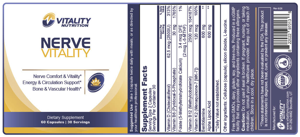 Vitality Nutrition Nerve Vitality