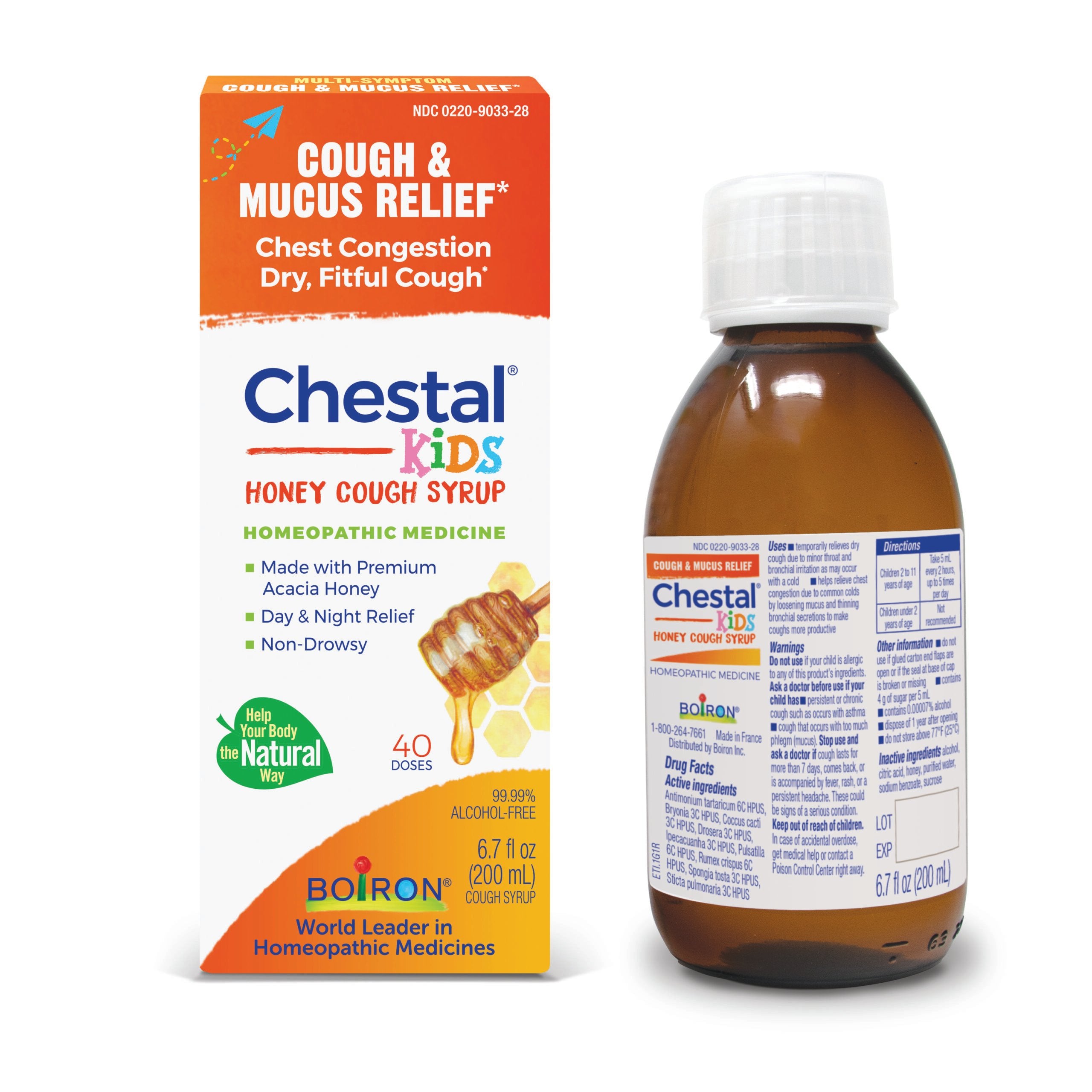 Boiron® Chestal® Kids Honey Cough Syrup