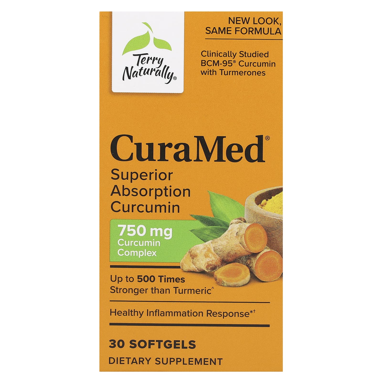 CuraMed Superior Absorption Curcumin 750mg