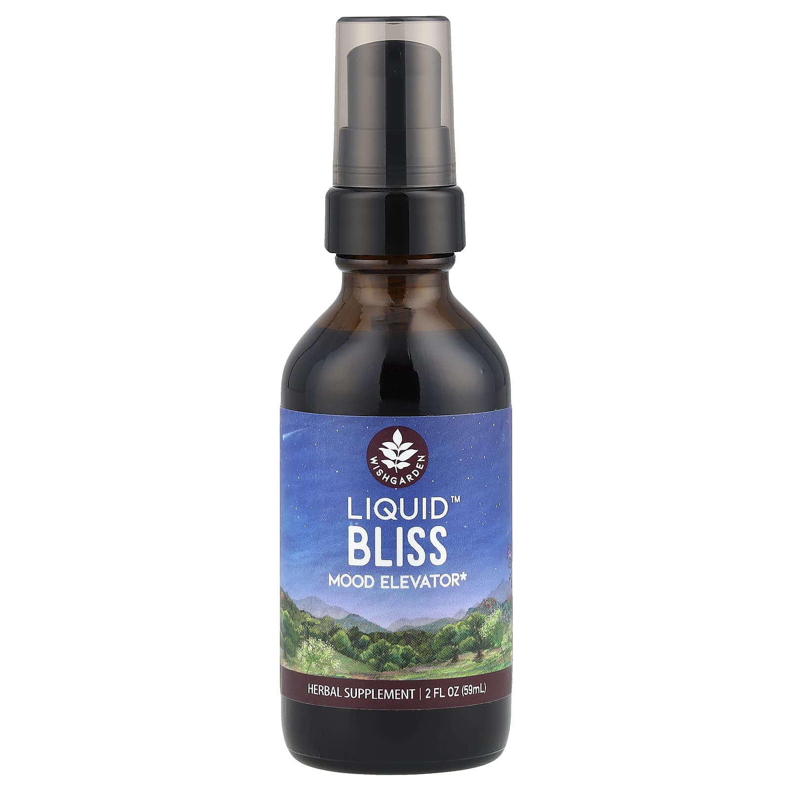 WishGarden Herbs Liquid Bliss Mood Elevation