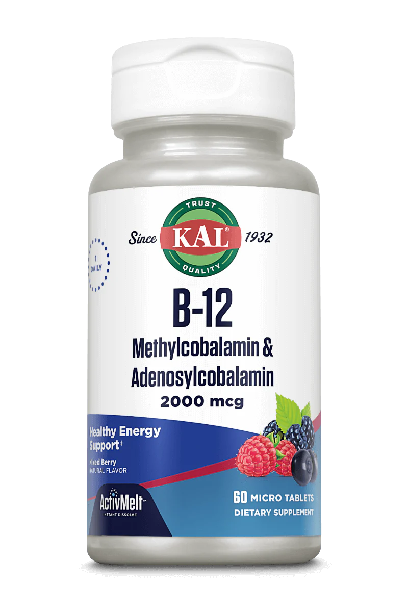 B12 Methylcobalamin & Adenosylcobalamin (2000mcg)