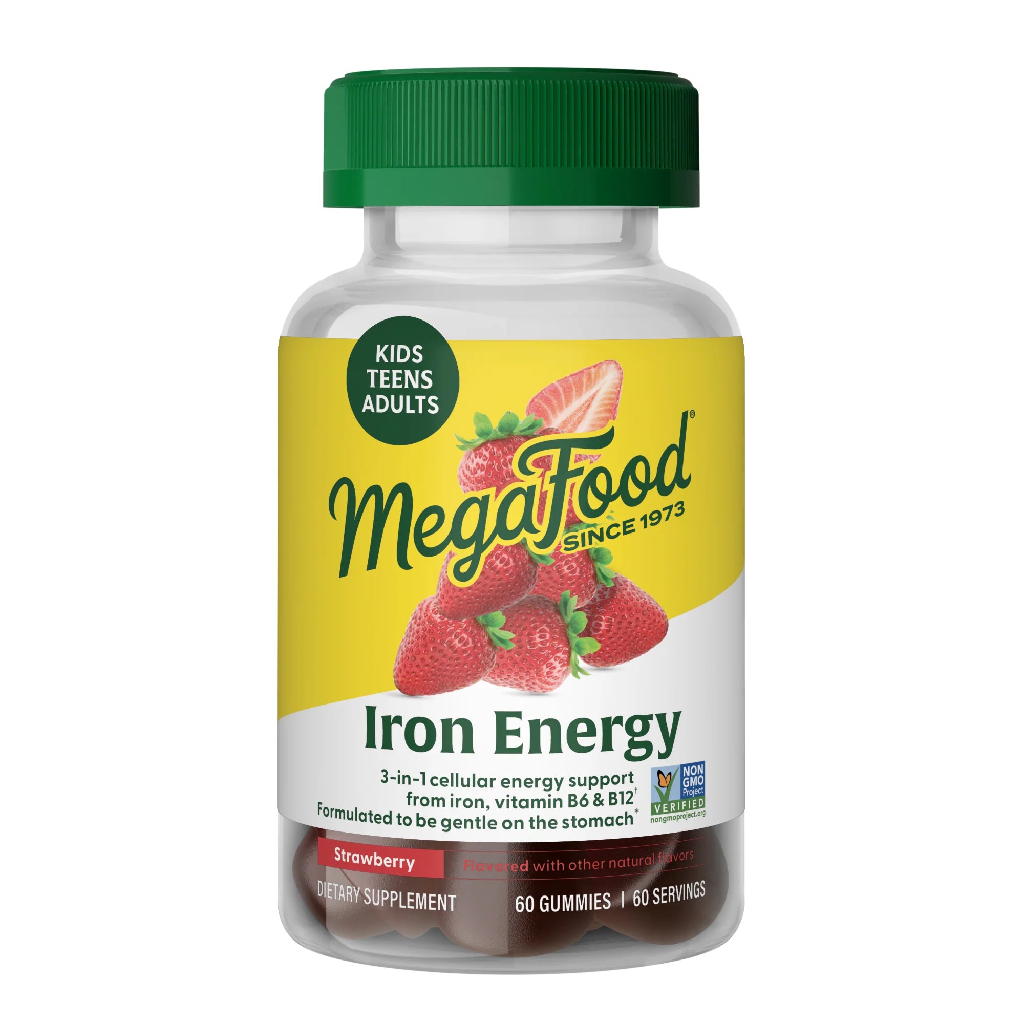 MegaFood Iron Energy Gummies (60 Gummies)
