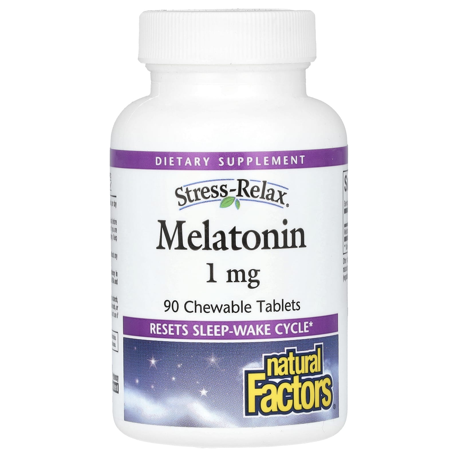 Stress Relax Melatonin 1mg Chewable Tablets