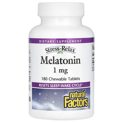 Stress Relax Melatonin 1mg Chewable Tablets