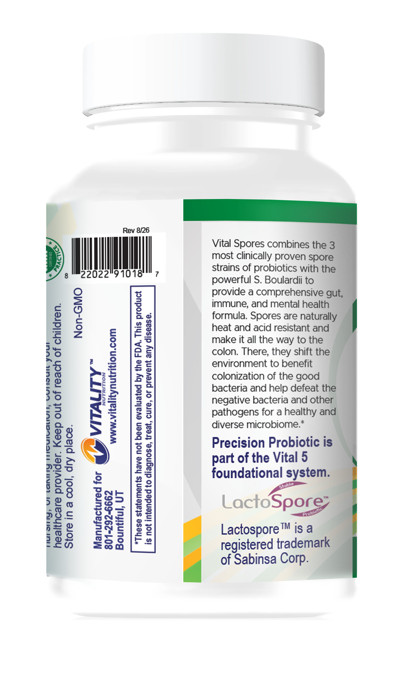 Vital 5- Precision Probiotic Vital Spores