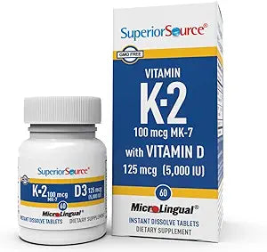 Vitamin K2 + D3 (100mcg & 5000 IU) MicroLingual