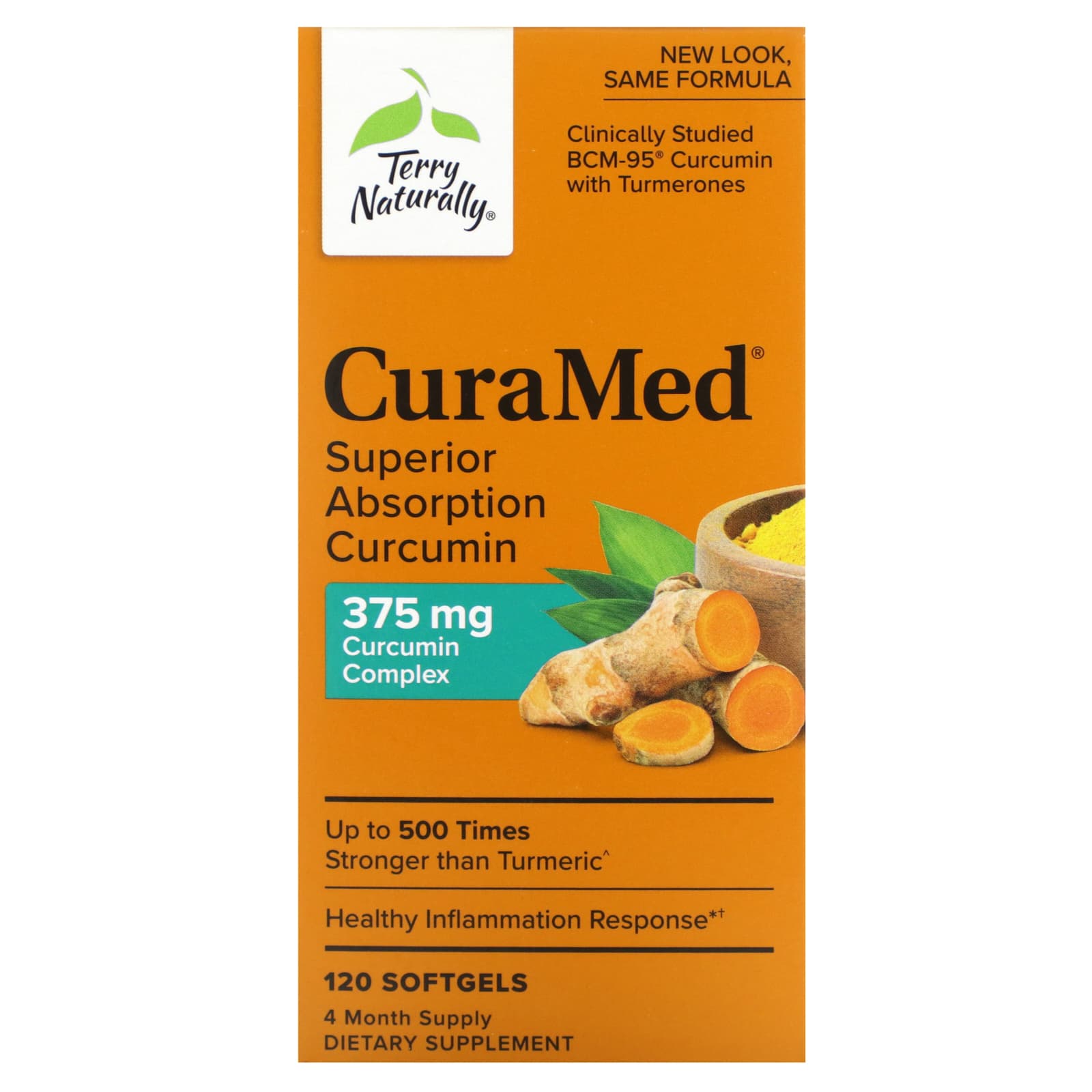 CuraMed Superior Absorption Curcumin 375mg