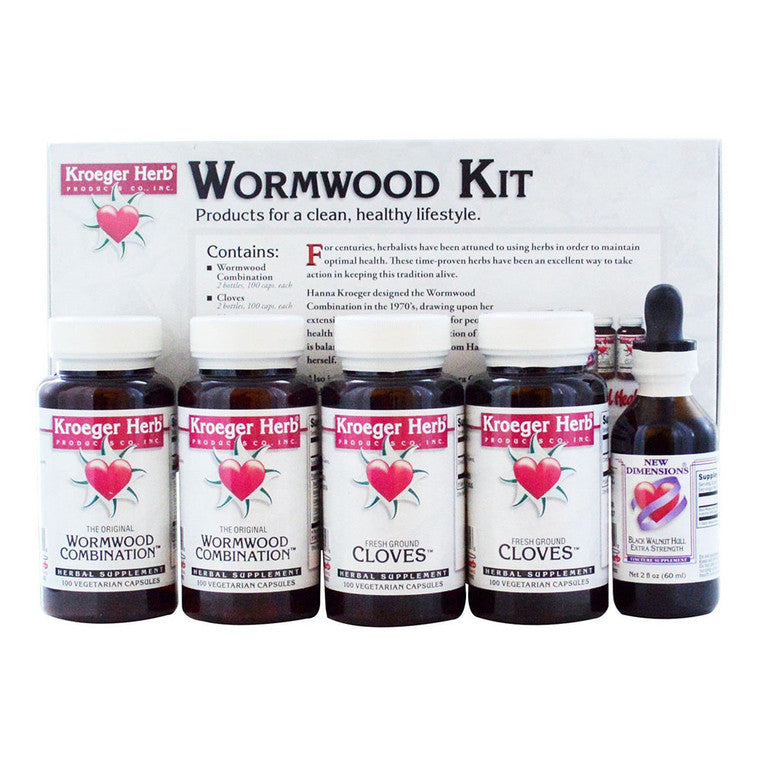 Kroeger Herb Wormwood Parasite Kit