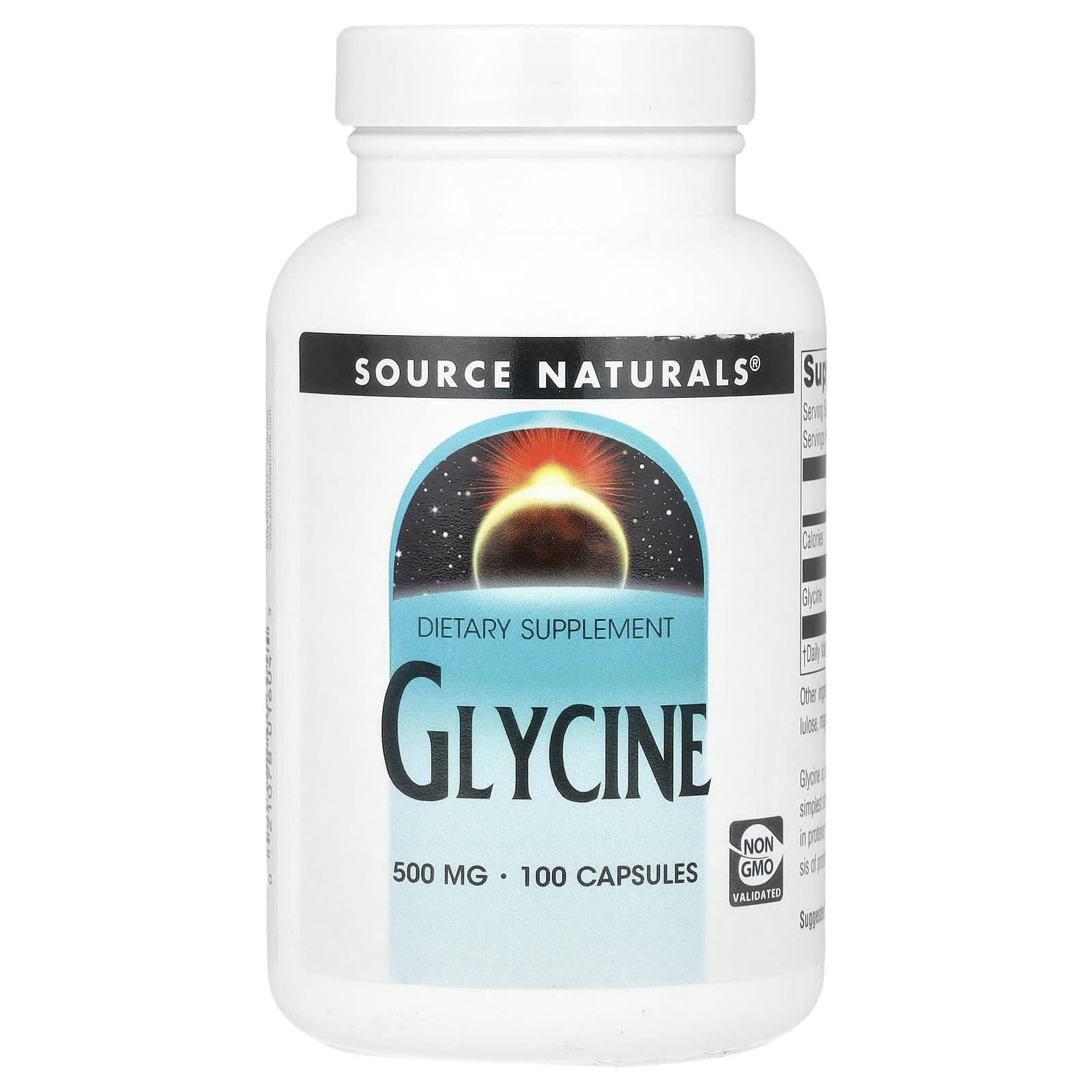 Source Naturals Glycine 500mg