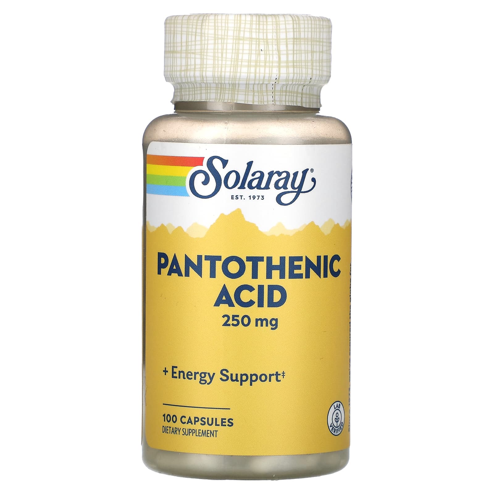 Pantothenic Acid B5 250mg