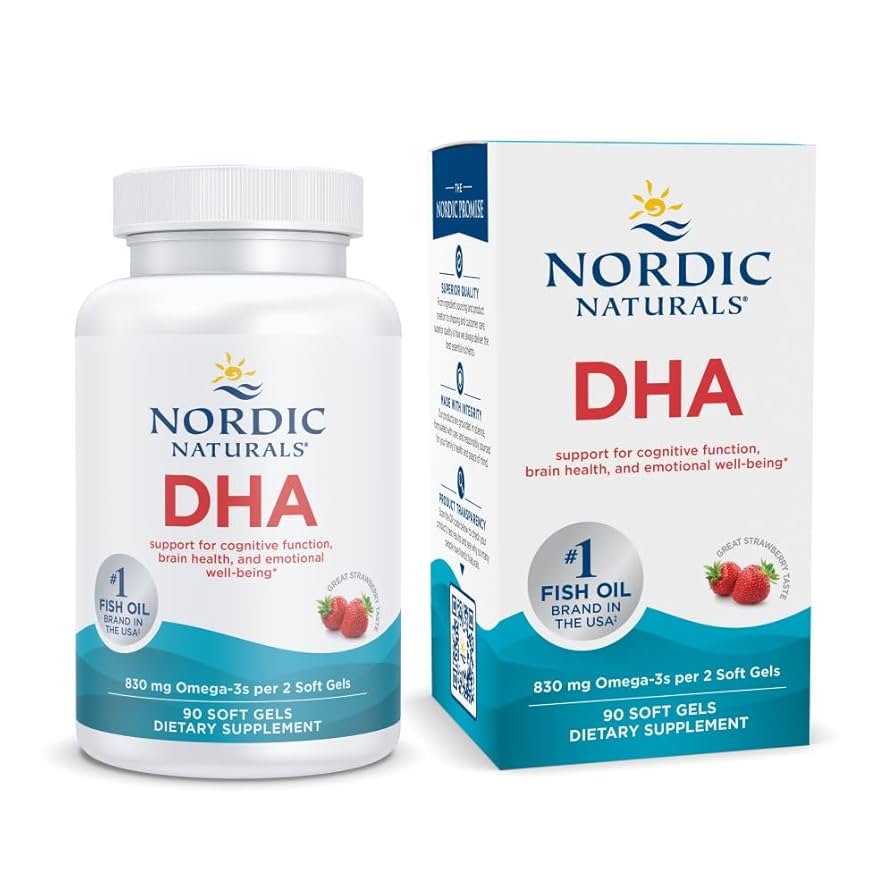 Nordic Naturals DHA – Strawberry‑Flavored