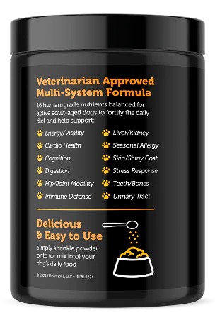 Lifestages Pet Nutrition Adult Formula – Whole Food Nutrient Blend for Adult Dogs (Powder)