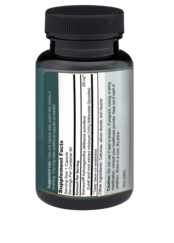 Sensoril® Ashwagandha 250mg (60 Capsules)