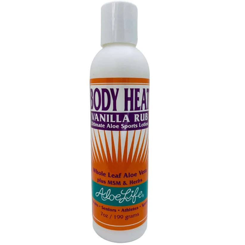 AloeLife Body Heat Vanilla Rub (7 oz)