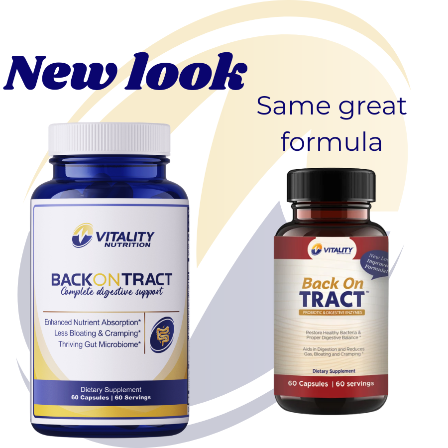 Back On Tract Probiotic & Digestive Enzymes - NEW & IMPROVED FORMULA!