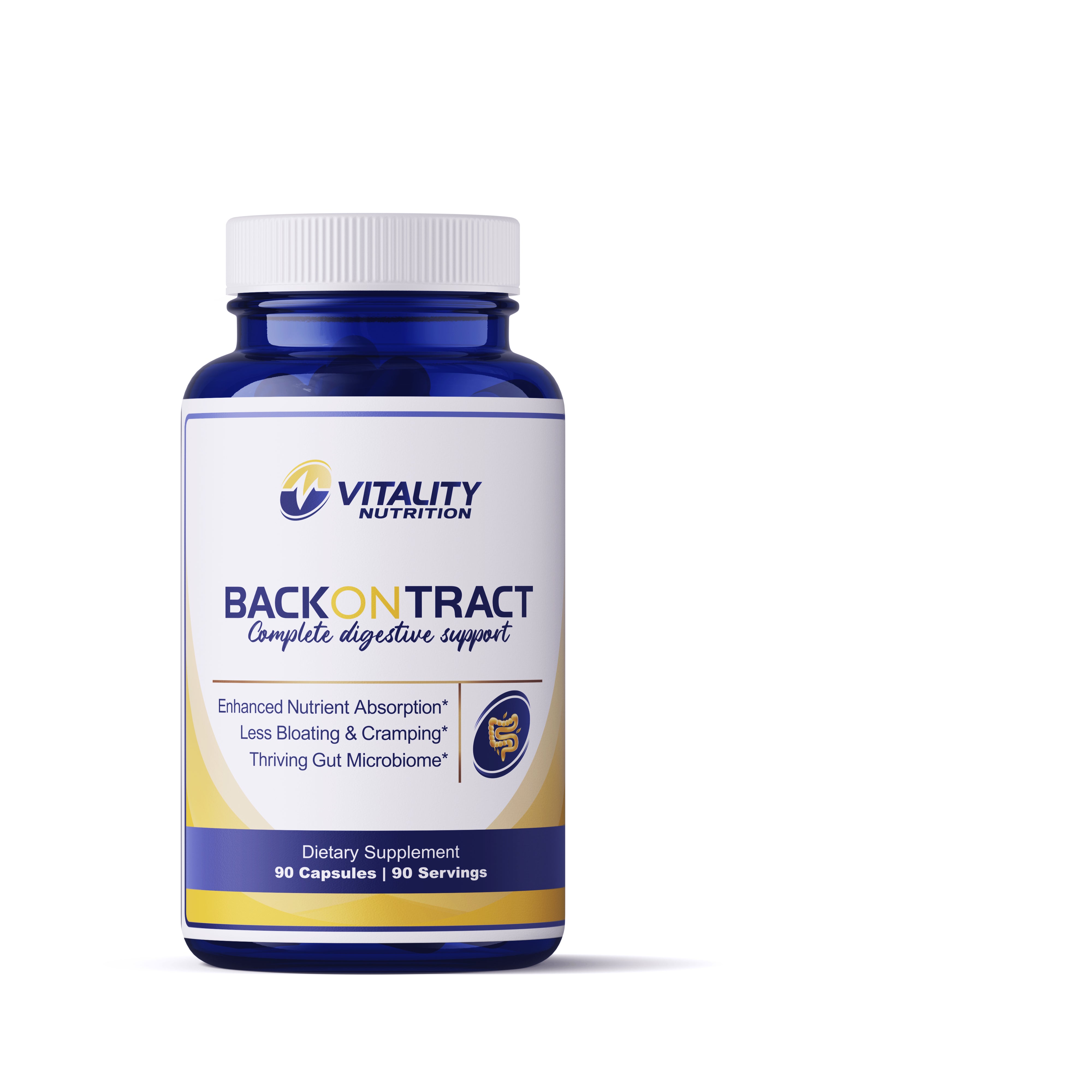 Back On Tract Probiotic & Digestive Enzymes - NEW & IMPROVED FORMULA!