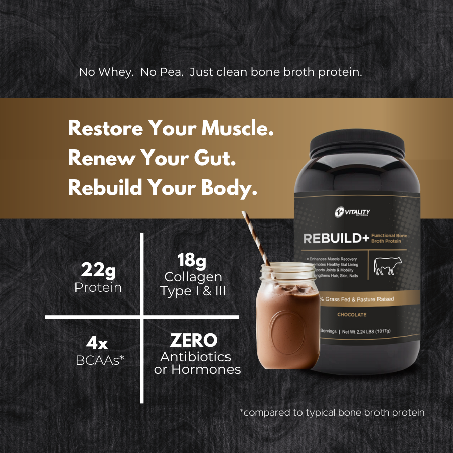 Rebuild+ Functional Beef Bone Broth Protein