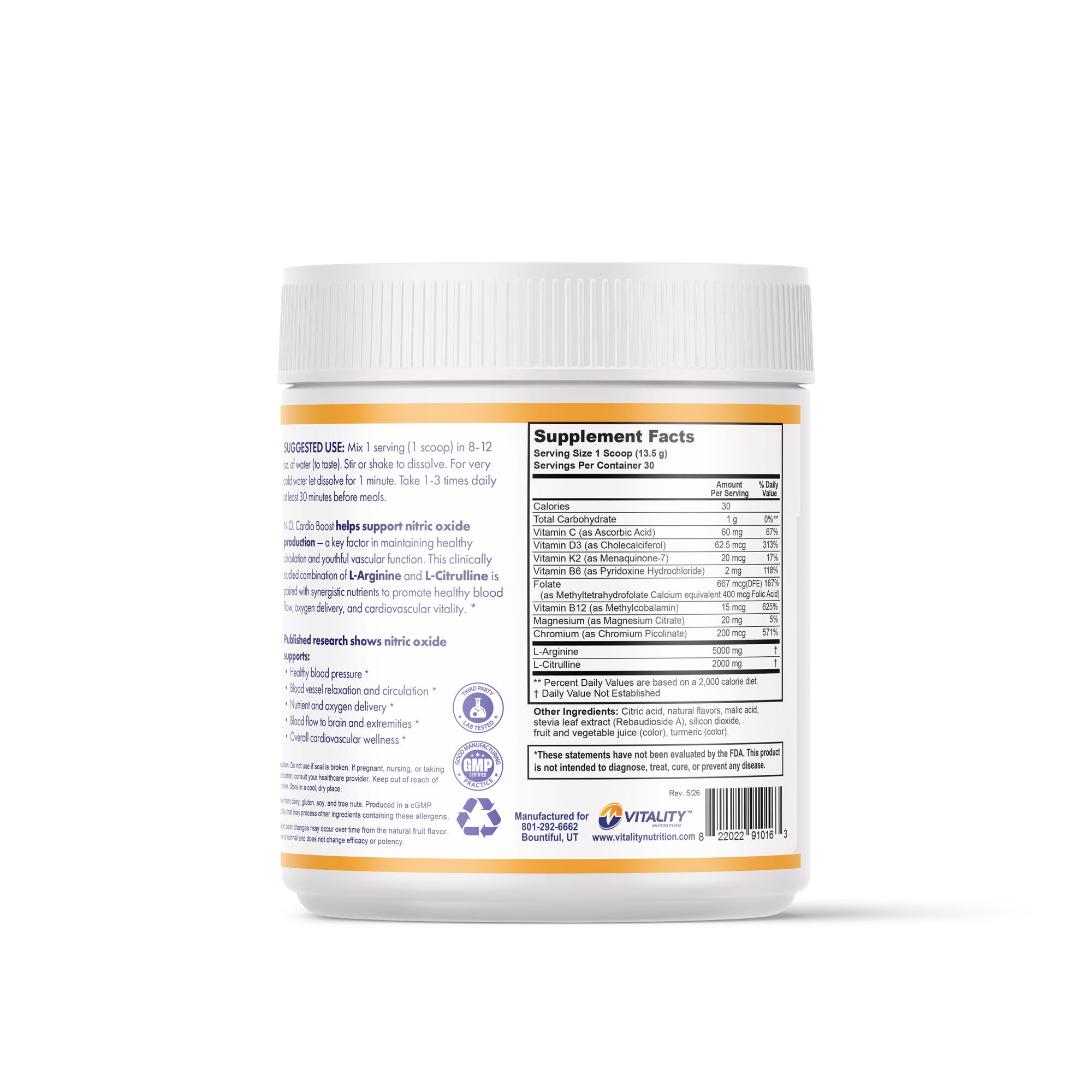 N.O. Cardio Boost (Nitric Oxide)