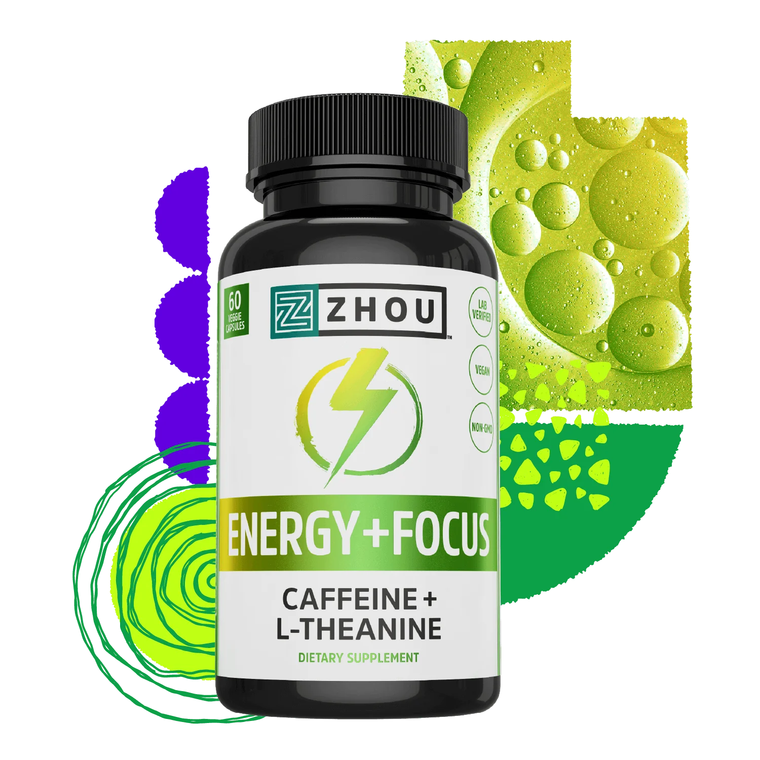 Energy + Focus Caffeine + L-Theanine