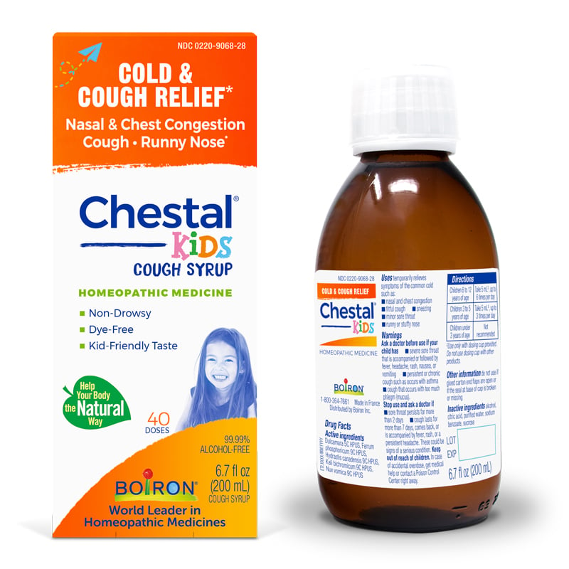 Boiron® Chestal® Kids Cold & Cough Syrup