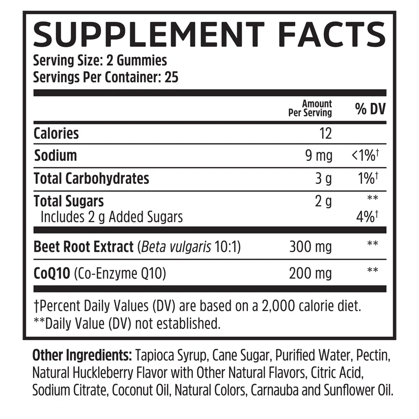 Supplement Facts Panel