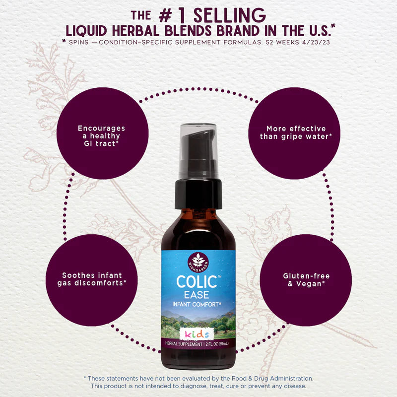 Kids Colic™ Ease Infant Comfort – 2 fl oz (59 mL), Pump-top bottle