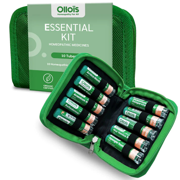 Ollois Essential Kit - 10 Homeopathic Single Remedies