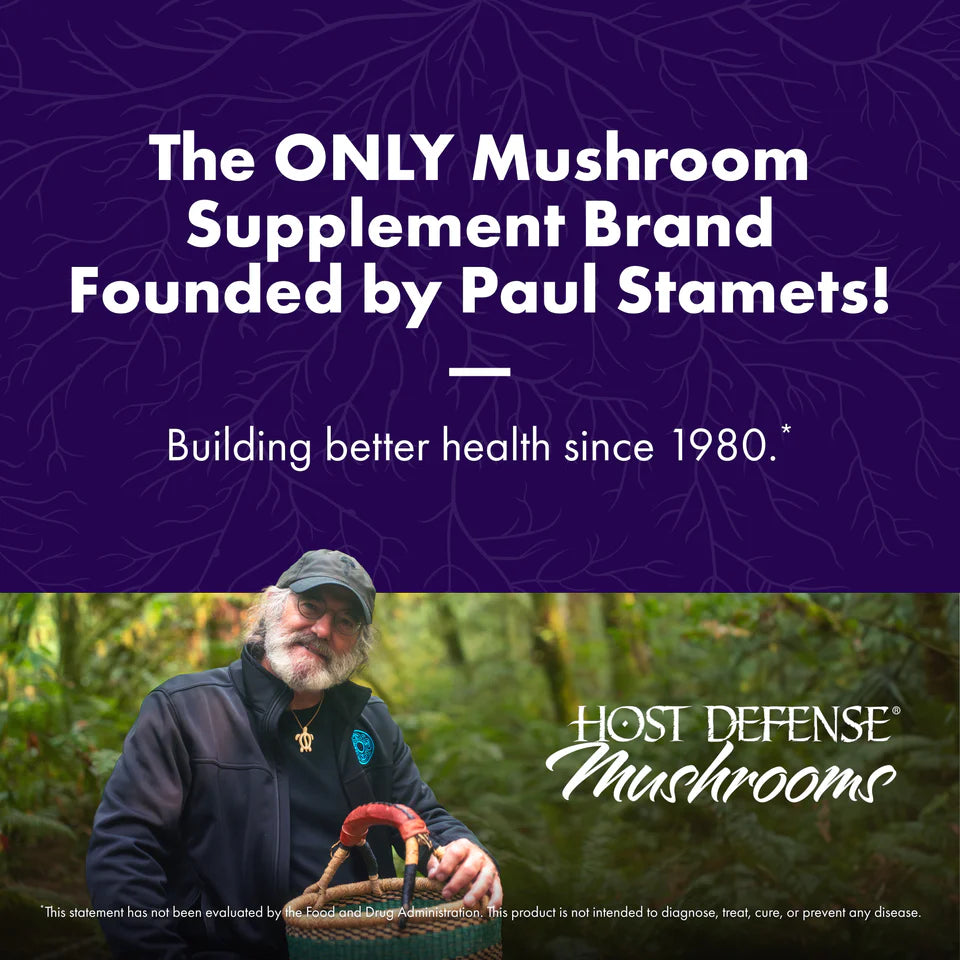 Host Defense Lion's Mane Gummies Blueberry Flavor (90 Gummies/30 Servings)