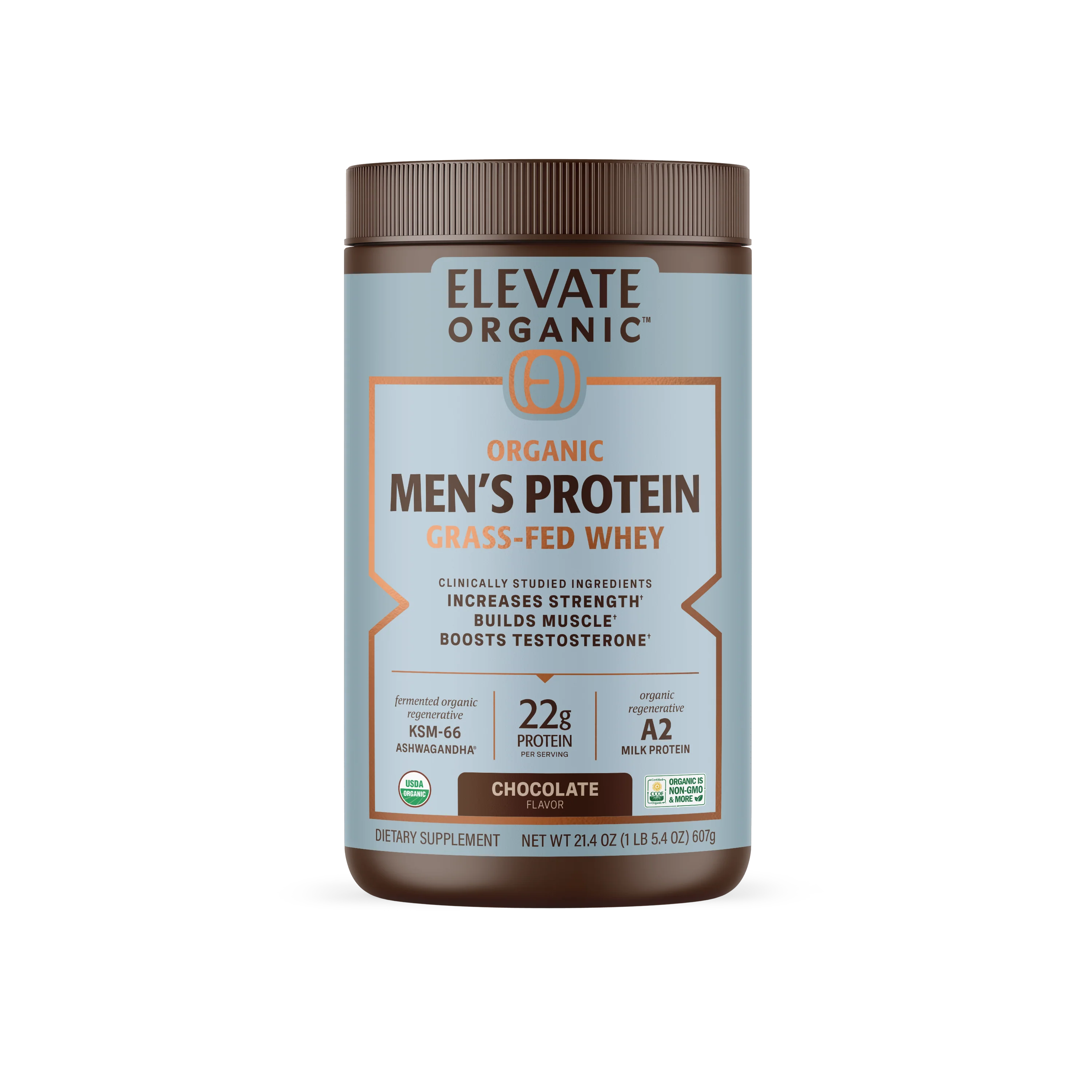 Organic Men’s Protein – Grass-Fed Whey Protein 1 lb (454 g)