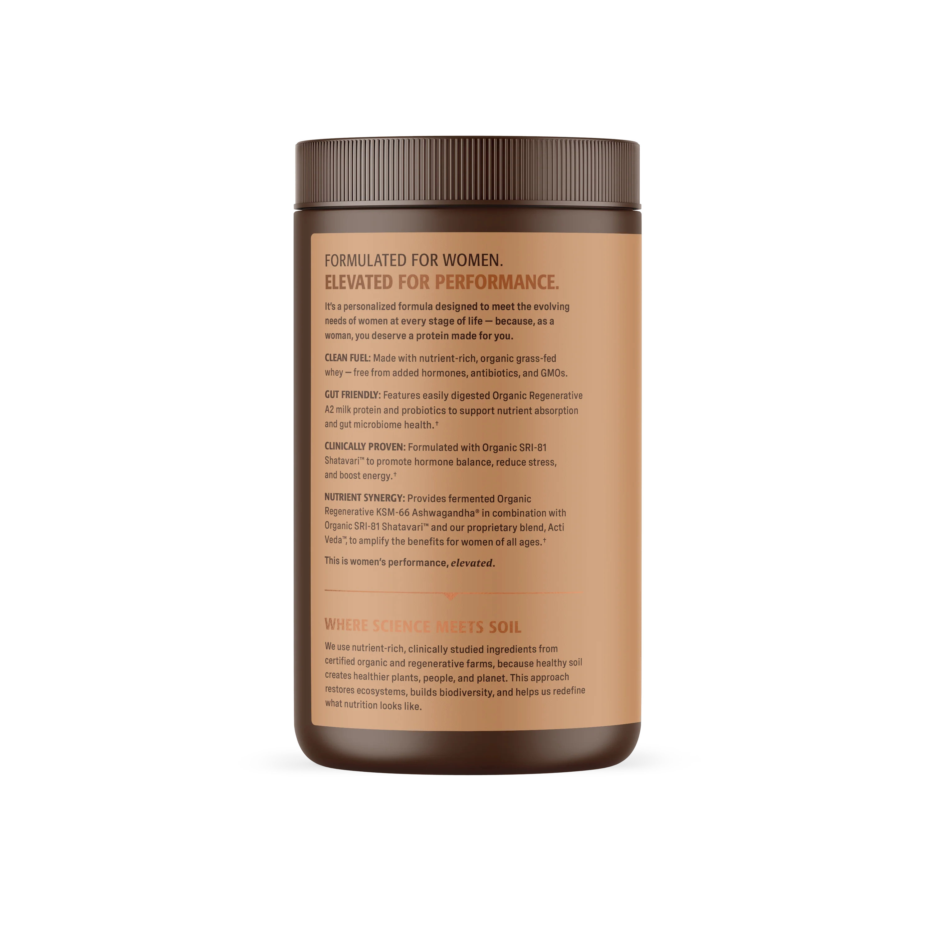 Organic Women’s Protein – Grass-Fed Whey Protein 1 lb (454 g)