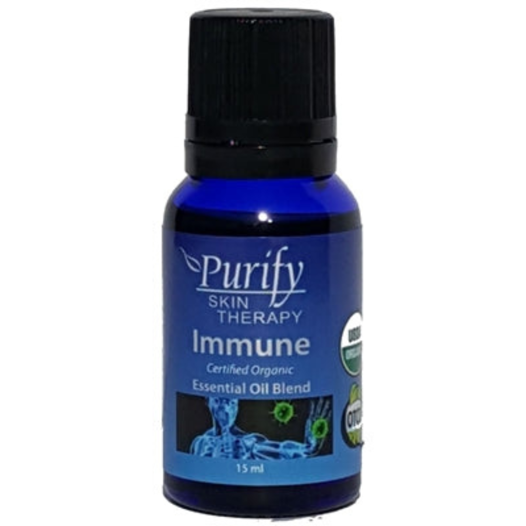 Immune, Blend of 100% Pure Premium Grade, Certified Organic Essential Oils, 15 ml